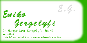eniko gergelyfi business card